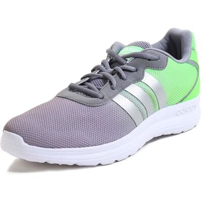 Adidas Neo Cloudfoam Grijs Groene Sneakers - AQ1433 - Heren, Maat UK 6.5 Adidas Neo Cloudfoam Grijs Groene Sneakers - AQ1433 - Heren, Maat UK 6.5