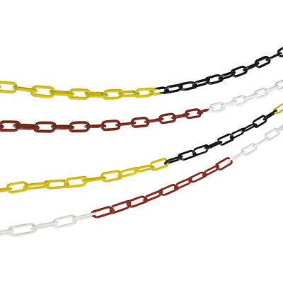 Cadena de advertencia de nylon Kaiser Kraft - 50 m - Negro/Amarillo Cadena de advertencia de nylon Kaiser Kraft - 50 m - Negro/Amarillo