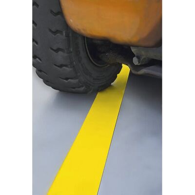 Cinta para marcar suelos de acero de Kaiser Kraft - 75mm x 1,5m - Amarilla Cinta para marcar suelos de acero de Kaiser Kraft - 75mm x 1,5m - Amarilla