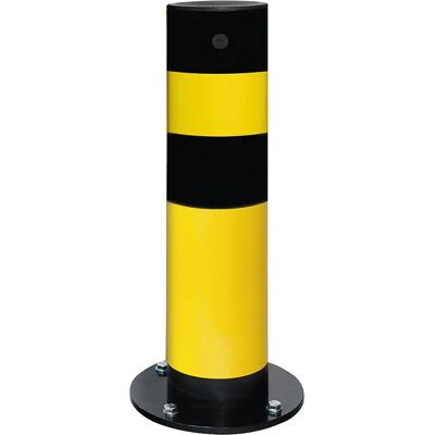 Barrera de tráfico Kaiserkraft - Altura 665mm, Amarillo, Acero, Autoequilibrante Barrera de tráfico Kaiserkraft - Altura 665mm, Amarillo, Acero, Autoequilibrante