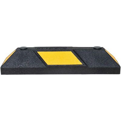Tope de rueda Kaiserkraft - 550x150x100mm - Negro y amarillo - Seguridad en estacionamiento Tope de rueda Kaiserkraft - 550x150x100mm - Negro y amarillo - Seguridad en estacionamiento