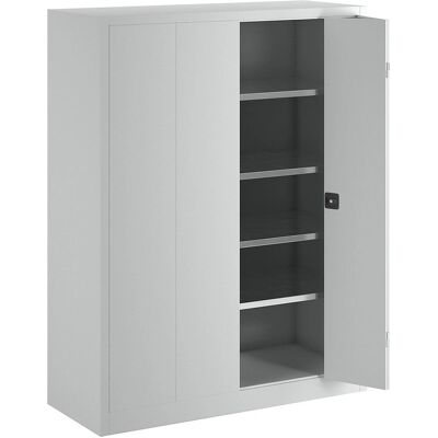 Armario Pavoy - Puertas plegables, 1950mm, Gris claro Armario Pavoy - Puertas plegables, 1950mm, Gris claro