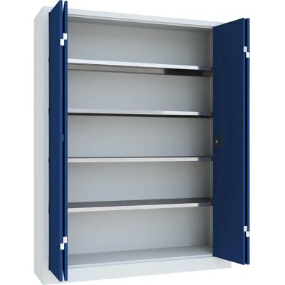 Pavoy Stahlkleiderschrank - Verstellbare Regale - 1950mm - Blau/Grau Pavoy Stahlkleiderschrank - Verstellbare Regale - 1950mm - Blau/Grau