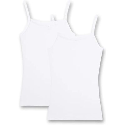 Sanetta Débardeur Basic Teen en coton sans manches - Sous-vêtement Sanetta Débardeur Basic Teen en coton sans manches - Sous-vêtement