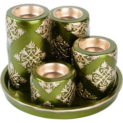 viva domo Weihnachtstraum - Ø22cm - Kerzenteller-Set viva domo Weihnachtstraum - Ø22cm - Kerzenteller-Set