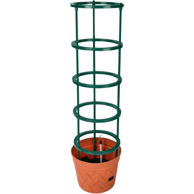 genialo Tomaten-Pflanztopf 2 in 1 grün mit Rankhilfe genialo Tomaten-Pflanztopf 2 in 1 grün mit Rankhilfe