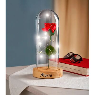genialo - Ewige Rose - Mehrfarbig - LED glass genialo - Ewige Rose - Mehrfarbig - LED glass