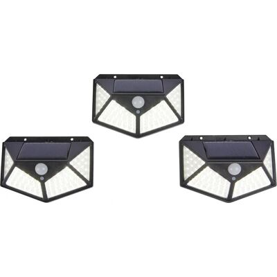 genialo - Solar-Sicherheitsstrahler mit Bewegungsmelder - Schwarz - Outdoor-Sicherheitsleuchte genialo - Solar-Sicherheitsstrahler mit Bewegungsmelder - Schwarz - Outdoor-Sicherheitsleuchte