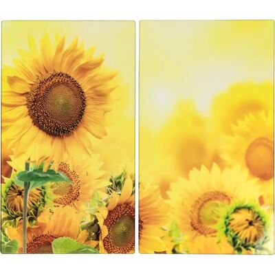 Genialo - Sonnenblume - 2 Stück - gelb - Hearth cover plate Genialo - Sonnenblume - 2 Stück - gelb - Hearth cover plate