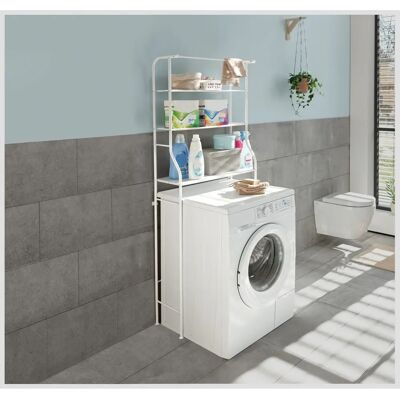 Genialo Waschmaschinen- und Toilettenregal - Badezimmerregal Genialo Waschmaschinen- und Toilettenregal - Badezimmerregal
