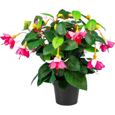 viva domo Deko-Fuchsie grün pink - Artificial Plant viva domo Deko-Fuchsie grün pink - Artificial Plant