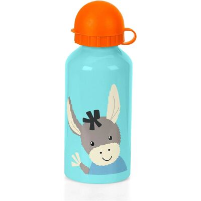 Sterntaler Emmi Donkey - Aluminium - Hellblau / Mehrfarbig - 18 x 6.5 x 6.5 cm - Water Bottle Sterntaler Emmi Donkey - Aluminium - Hellblau / Mehrfarbig - 18 x 6.5 x 6.5 cm - Water Bottle