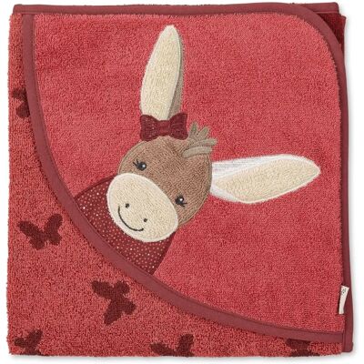 Sterntaler 7122177 Serviette bébé - Coton, Rouge, 100x100 cm - Serviette bébé Sterntaler 7122177 Serviette bébé - Coton, Rouge, 100x100 cm - Serviette bébé