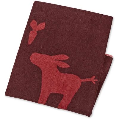 Sterntaler Mjukfilt Emmis Garden Mörkröd - Plush Blanket Sterntaler Mjukfilt Emmis Garden Mörkröd - Plush Blanket