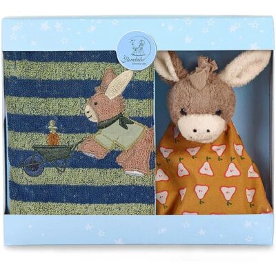 Sterntaler Baby Handdoek Set - Multikleur Katoen & Polyester - 2 stuks Sterntaler Baby Handdoek Set - Multikleur Katoen & Polyester - 2 stuks