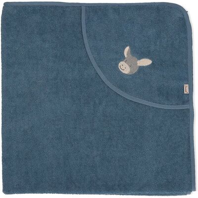 Serviette pour bébé Sterntaler - Gris/Bleu - Serviette de bébé Serviette pour bébé Sterntaler - Gris/Bleu - Serviette de bébé
