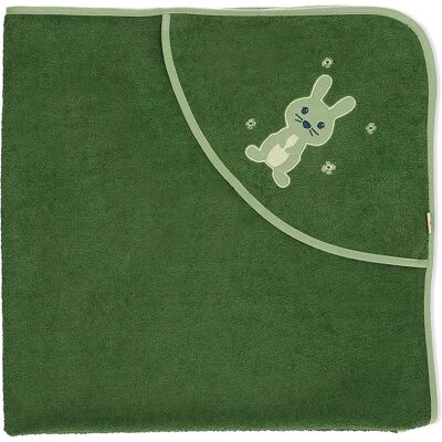 Sterntaler Barnhättetork - Ekologisk Bomull, 100x100cm, Grön Sterntaler Barnhättetork - Ekologisk Bomull, 100x100cm, Grön