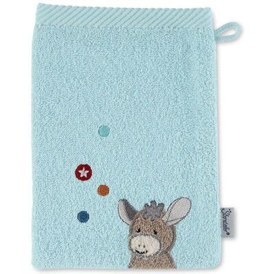 Sterntaler 7202070 Gant de toilette en coton cyan - Gant de bain Sterntaler 7202070 Gant de toilette en coton cyan - Gant de bain