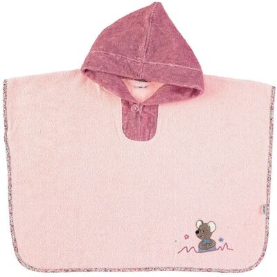 Sterntaler rosa bomullsponcho för spädbarn - Babytowel Sterntaler rosa bomullsponcho för spädbarn - Babytowel