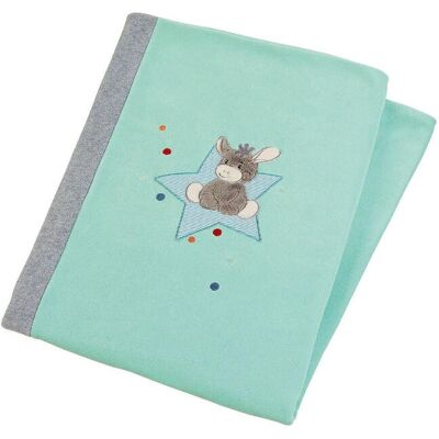 Couverture bébé Sterntaler Emmi - Microfibre, Appliqué d'âne, 75x100 cm Couverture bébé Sterntaler Emmi - Microfibre, Appliqué d'âne, 75x100 cm