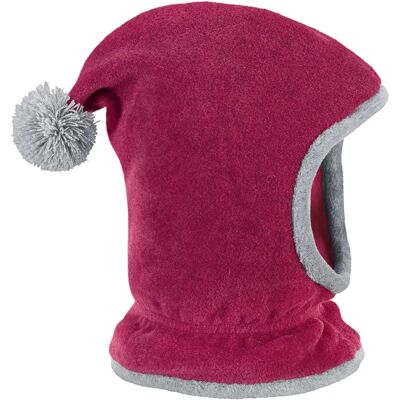 Sterntaler - Mössa med pompon i magenta melange - Headwear Sterntaler - Mössa med pompon i magenta melange - Headwear