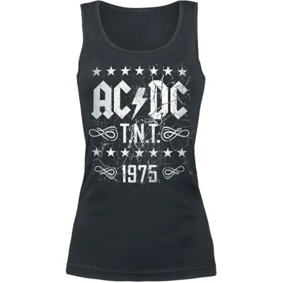 AC/DC T.N.T. 1975 Top - Musta - S-XXL - Top AC/DC T.N.T. 1975 Top - Musta - S-XXL - Top