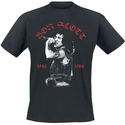 Bon Scott L Kortermet T-Skjorte - Offisiell merchandise Bon Scott L Kortermet T-Skjorte - Offisiell merchandise