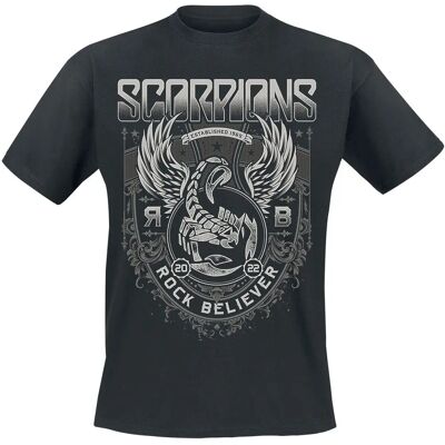 Scorpions M Kortermet T-skjorte - Rock Believer - Svart Scorpions M Kortermet T-skjorte - Rock Believer - Svart