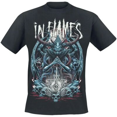 In Flames Kali T-Shirt - Korte ermer - Svart - Vanlig passform - Herre In Flames Kali T-Shirt - Korte ermer - Svart - Vanlig passform - Herre