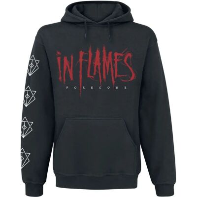 In Flames Foregone Hoodie - Sort - S til 3XL In Flames Foregone Hoodie - Sort - S til 3XL