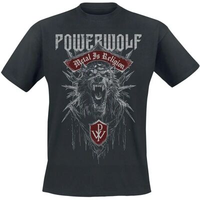Powerwolf - Chaos Crest - T-Shirt - Schwarz Powerwolf - Chaos Crest - T-Shirt - Schwarz