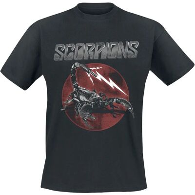 Scorpions 7 Jack Plug T-Shirt - Kortermet - S til 3XL - Herre - Svart Scorpions 7 Jack Plug T-Shirt - Kortermet - S til 3XL - Herre - Svart