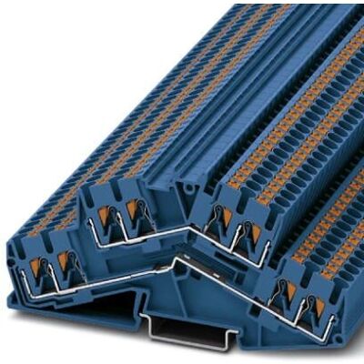 Phoenix Contact 3210610 Terminalblock - Push-in, 8-polig, Blau Phoenix Contact 3210610 Terminalblock - Push-in, 8-polig, Blau