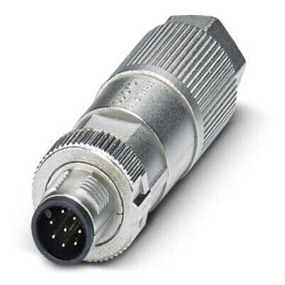 Phoenix Contact 1414610 Kabelanslutning - IP65, Nickel, 8 poler Phoenix Contact 1414610 Kabelanslutning - IP65, Nickel, 8 poler