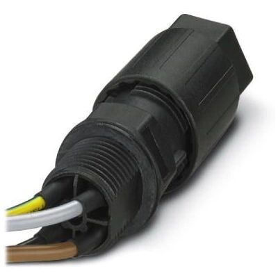 Phoenix Contact 1414676 Rundsteckverbinder - IP66, Schwarz, 4-polig Phoenix Contact 1414676 Rundsteckverbinder - IP66, Schwarz, 4-polig