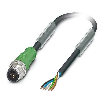 Phoenix Contact 1415677 Sensor/Aktuator Kabel - 5m M12 Svart Phoenix Contact 1415677 Sensor/Aktuator Kabel - 5m M12 Svart