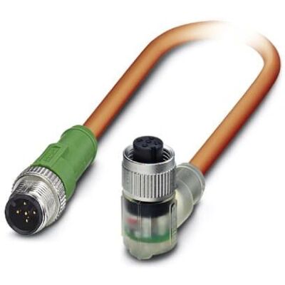 Phoenix Contact 1416152 Sensors/Actuators-kabel - 3m, Orange, 5-pol Phoenix Contact 1416152 Sensors/Actuators-kabel - 3m, Orange, 5-pol