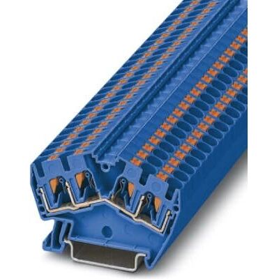 Phoenix Contact PTS 4-QUATTRO BU - 4-Pol Durchgangsklemme - Blau Phoenix Contact PTS 4-QUATTRO BU - 4-Pol Durchgangsklemme - Blau