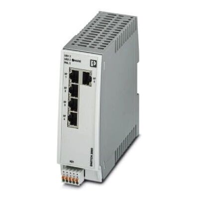 Phoenix Contact 2702326 Industrieller Ethernet-Switch - 5 Ports, Managed, IP20 Phoenix Contact 2702326 Industrieller Ethernet-Switch - 5 Ports, Managed, IP20