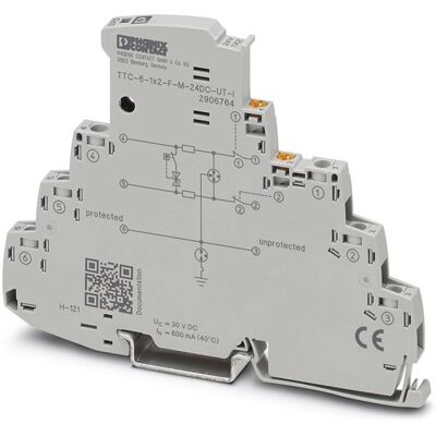 Phoenix Contact TTC-6-1X2-F-M-24DC-UT-I - Überspannungsschutzgerät Phoenix Contact TTC-6-1X2-F-M-24DC-UT-I - Überspannungsschutzgerät