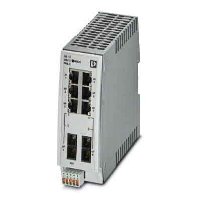 Phoenix Contact 2702331 Netzwerkswitch - 6 RJ45, Glasfaser SC, Layer 2 Phoenix Contact 2702331 Netzwerkswitch - 6 RJ45, Glasfaser SC, Layer 2