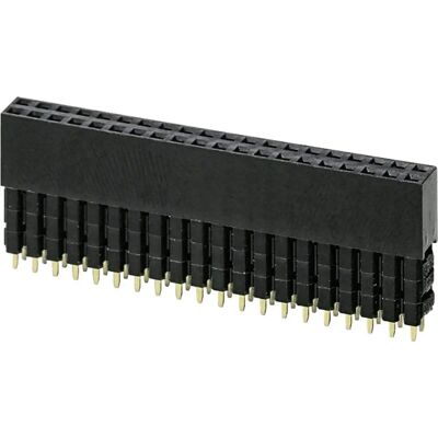 Phoenix Contact PSTD 0,65X0,65/40-2,54 Schwarze Klemmenleiste - GPIO-Anschluss Phoenix Contact PSTD 0,65X0,65/40-2,54 Schwarze Klemmenleiste - GPIO-Anschluss