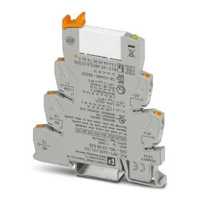 Phoenix Contact 2909528 elektrisches Relais - SPDT, 24V DC, DIN-Schiene, 250V Schaltspannung, Silberlegierungskontakte, 6A Phoenix Contact 2909528 elektrisches Relais - SPDT, 24V DC, DIN-Schiene, 250V Schaltspannung, Silberlegierungskontakte, 6A