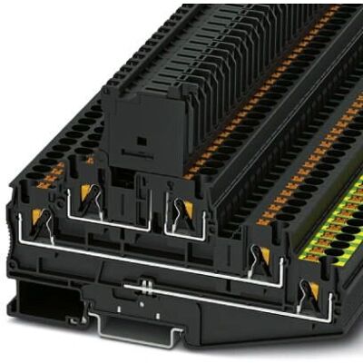 Phoenix Contact PT 4-PE/L/HESILED 24 Sicherungsreihenklemme - 3 Ebenen, Schwarz Phoenix Contact PT 4-PE/L/HESILED 24 Sicherungsreihenklemme - 3 Ebenen, Schwarz
