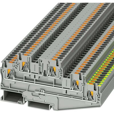 Phoenix Contact 3002613 Terminalblock - Push-in, Grau, 6,2 mm Phoenix Contact 3002613 Terminalblock - Push-in, Grau, 6,2 mm