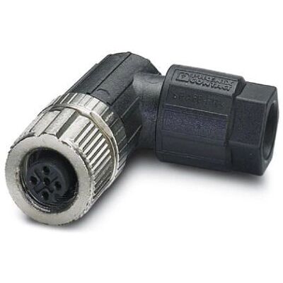 Phoenix Contact 1424653 Drahtverbinder - 5-polig, IP65, Gekrümmt, Metallgehäuse - Sensor/Antrieb Phoenix Contact 1424653 Drahtverbinder - 5-polig, IP65, Gekrümmt, Metallgehäuse - Sensor/Antrieb