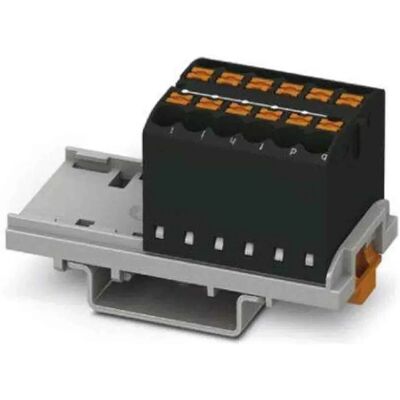 Phoenix Contact PTFIX 12X2,5-NS35BK Fördelningsblock Phoenix Contact PTFIX 12X2,5-NS35BK Fördelningsblock