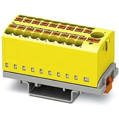Phoenix Contact PTFIX 6/18X2,5-NS35 Gul distributionsblock Phoenix Contact PTFIX 6/18X2,5-NS35 Gul distributionsblock