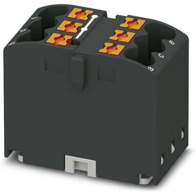 Phoenix Contact 3273278 - Bloque distribuidor - 6x2.5mm², Negro Phoenix Contact 3273278 - Bloque distribuidor - 6x2.5mm², Negro