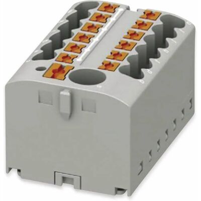 Phoenix Contact PTFIX Verteilerblock - 6/12/18 Anschlüsse - Grau Phoenix Contact PTFIX Verteilerblock - 6/12/18 Anschlüsse - Grau